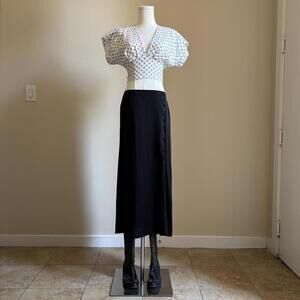 reformation silk maxi skirt